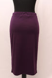 Slim Fit Purple Stretch Skirt