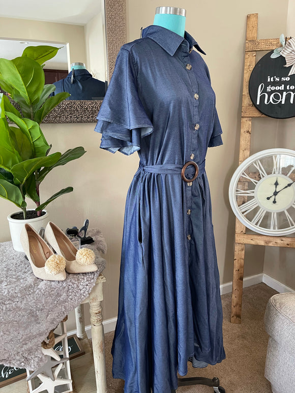 Ralph Lauren Western Denim Shirt Dress | Bloomingdale's