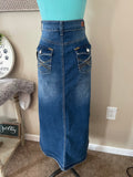 Long Denim Skirt